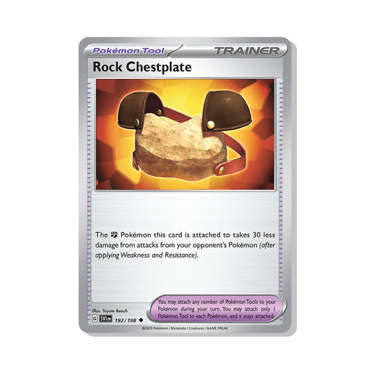 Rock Chestplate Pokémon Scarlet & Violet - Reverse Holo kaart | Engels