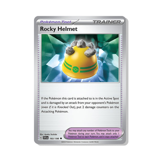Rocky Helmet Pokémon Scarlet & Violet - Reverse Holo kaart | Engels