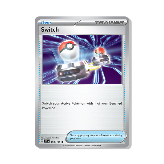 Switch Pokémon Scarlet & Violet - Normal kaart | Engels