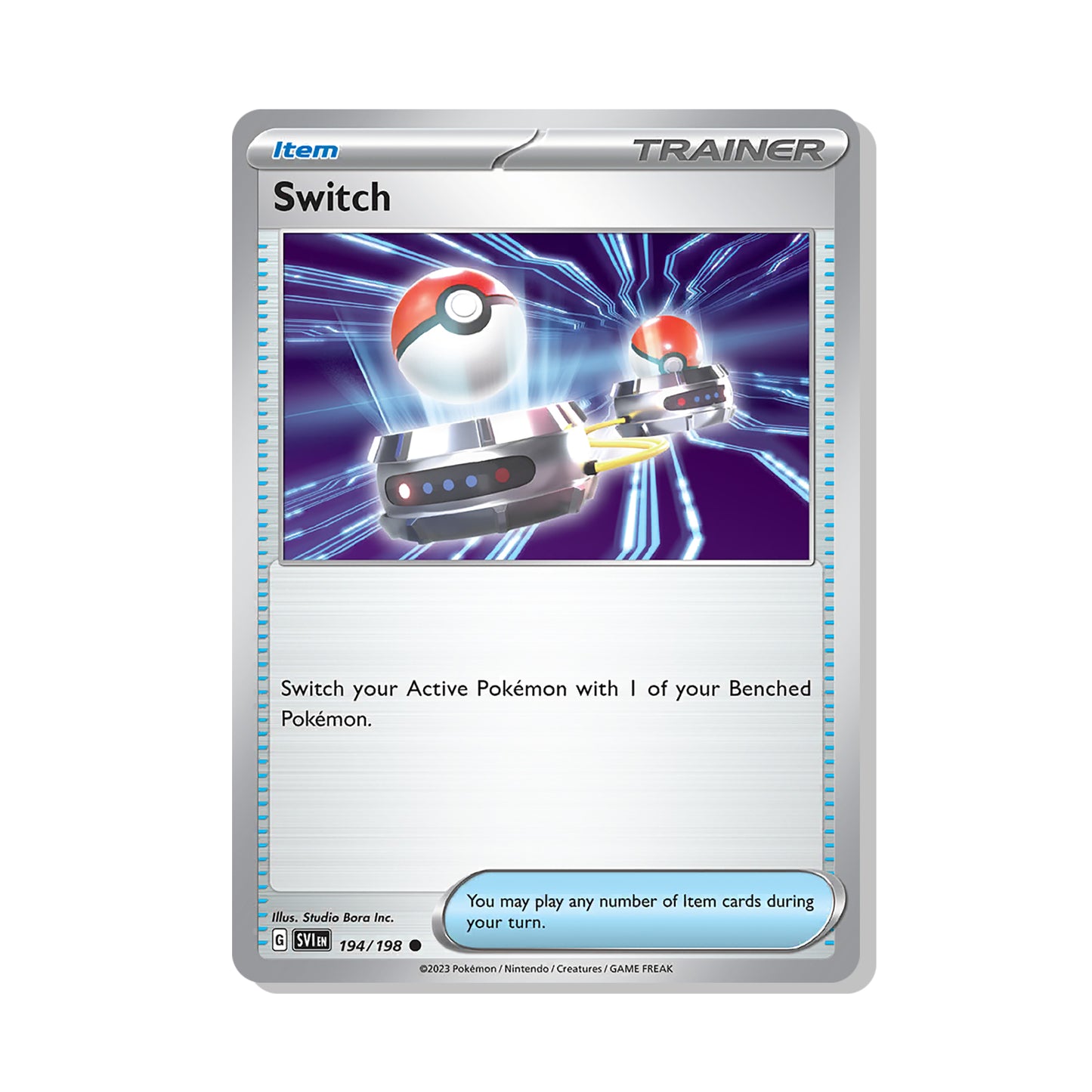 Switch Pokémon Scarlet & Violet - Reverse Holo kaart | Engels