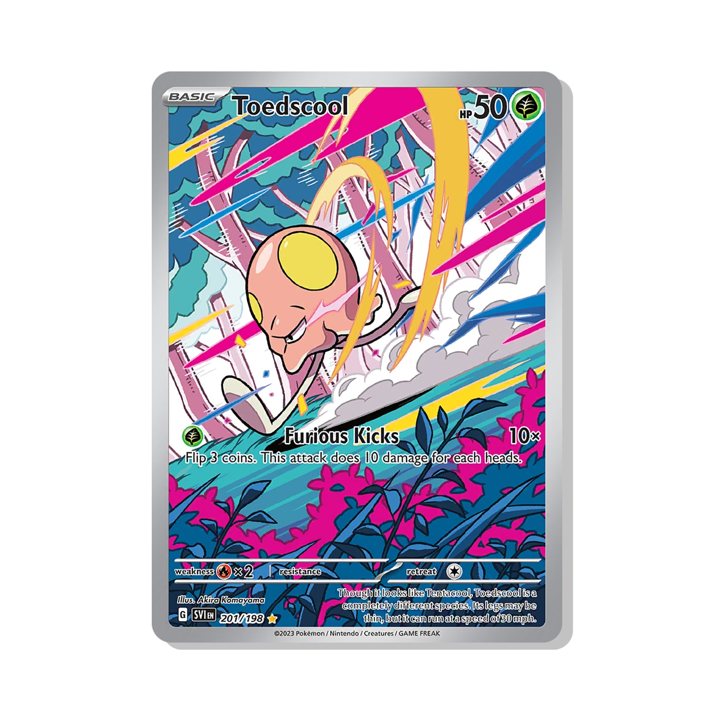Toedscool Pokémon Scarlet & Violet - Full Art kaart | Engels