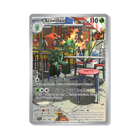 Scovillain Pokémon Scarlet & Violet - Full Art kaart | Engels