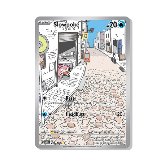 Slowpoke Pokémon Scarlet & Violet - Full Art kaart | Engels