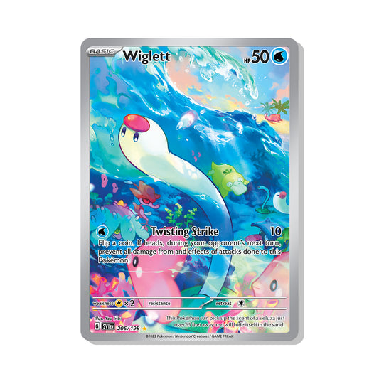 Wiglett Pokémon Scarlet & Violet - Full Art kaart | Engels