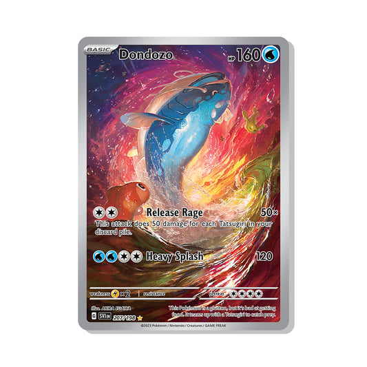 Dondozo Pokémon Scarlet & Violet - Full Art kaart | Engels