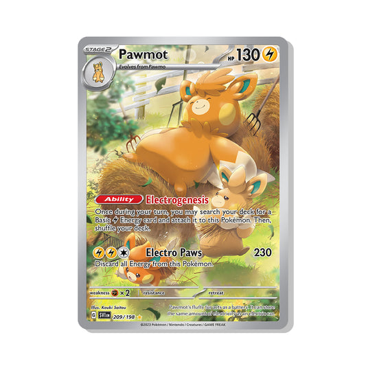 Pawmot Pokémon Scarlet & Violet - Full Art kaart | Engels