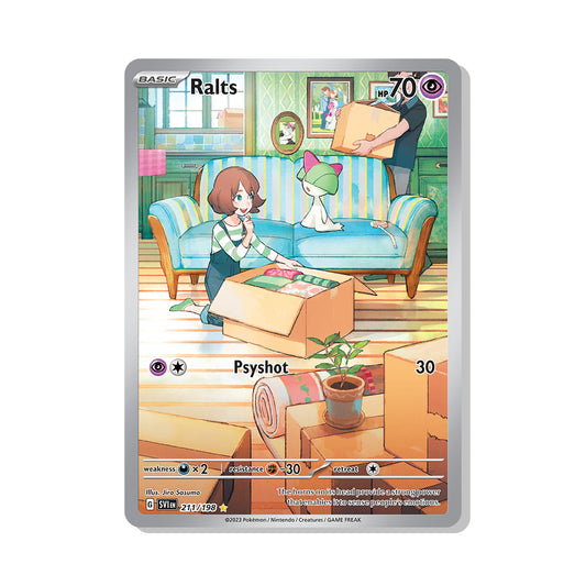 Ralts Pokémon Scarlet & Violet - Full Art kaart | Engels