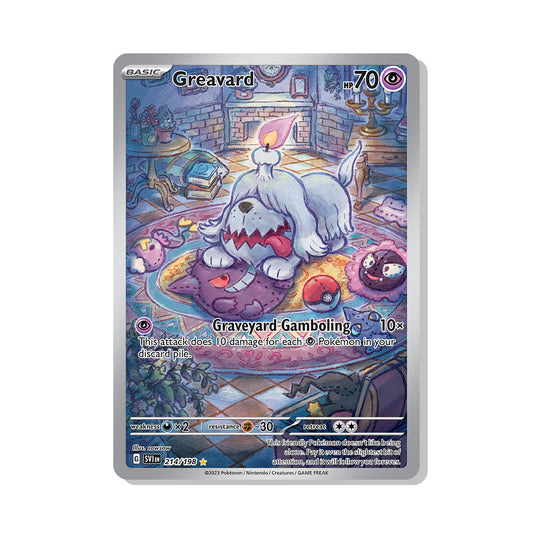 Greavard Pokémon Scarlet & Violet - Full Art kaart | Engels