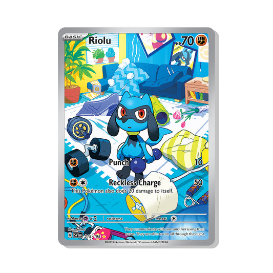 Riolu Pokémon Scarlet & Violet - Full Art kaart | Engels