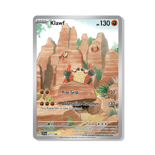 Klawf Pokémon Scarlet & Violet - Full Art kaart | Engels