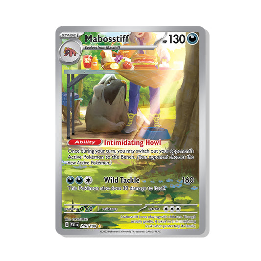 Mabosstiff Pokémon Scarlet & Violet - Full Art kaart | Engels