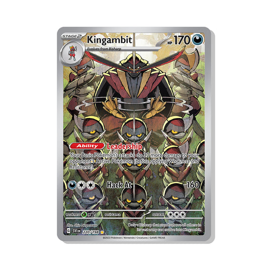 Kingambit Pokémon Scarlet & Violet - Full Art kaart | Engels