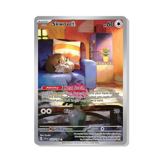 Skwovet Pokémon Scarlet & Violet - Full Art kaart | Engels