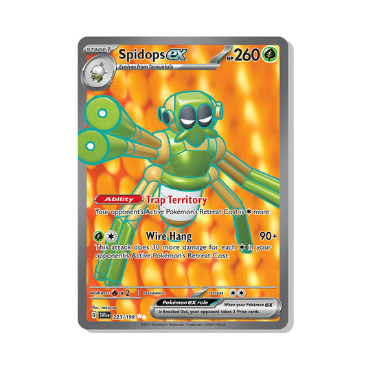 Spidops ex Pokémon Scarlet & Violet - ex kaart | Engels