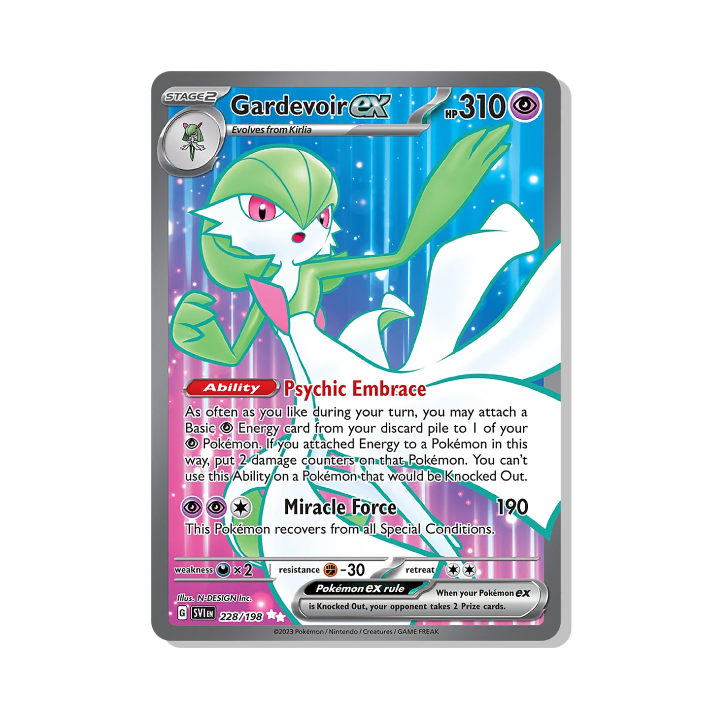 Gardevoir ex Pokémon Scarlet & Violet - ex kaart | Engels