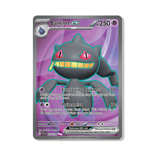 Banette ex Pokémon Scarlet & Violet - ex kaart | Engels