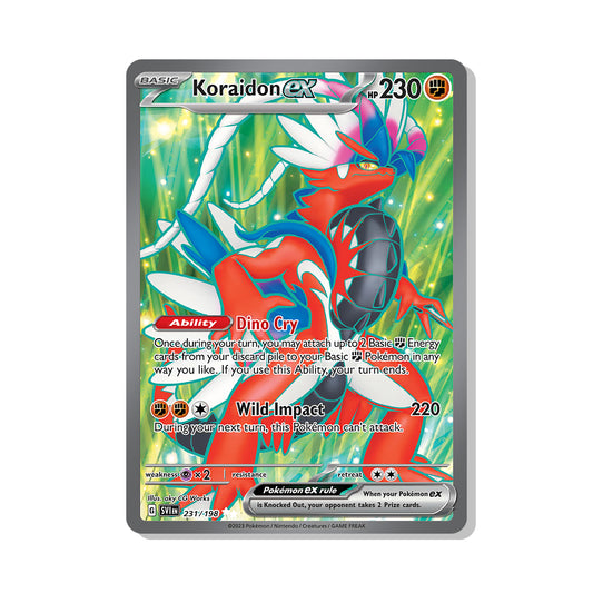 Koraidon ex Pokémon Scarlet & Violet - ex kaart | Engels
