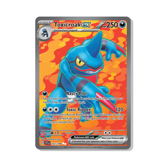 Toxicroak ex Pokémon Scarlet & Violet - ex kaart | Engels