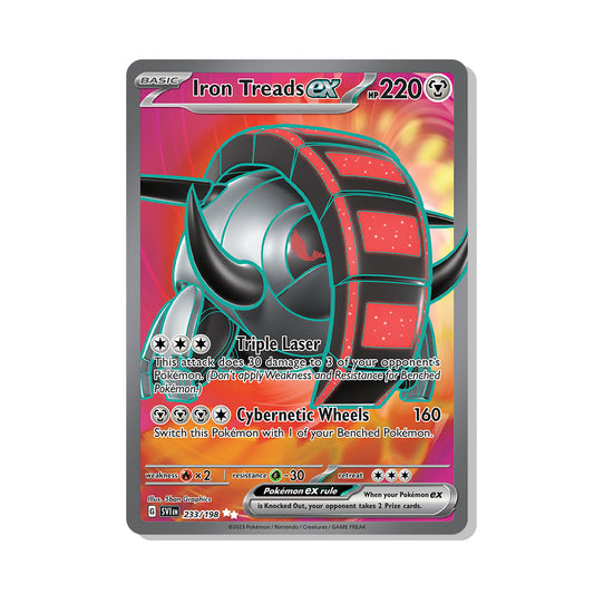 Iron Treads ex Pokémon Scarlet & Violet - ex kaart | Engels