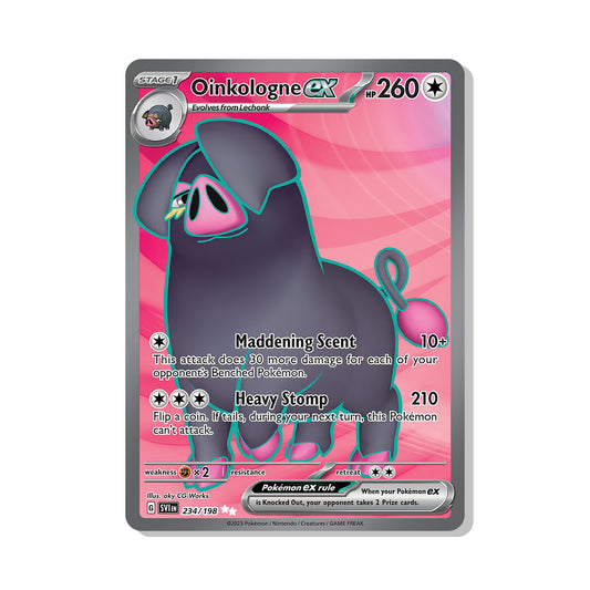 Oinkologne ex Pokémon Scarlet & Violet - ex kaart | Engels