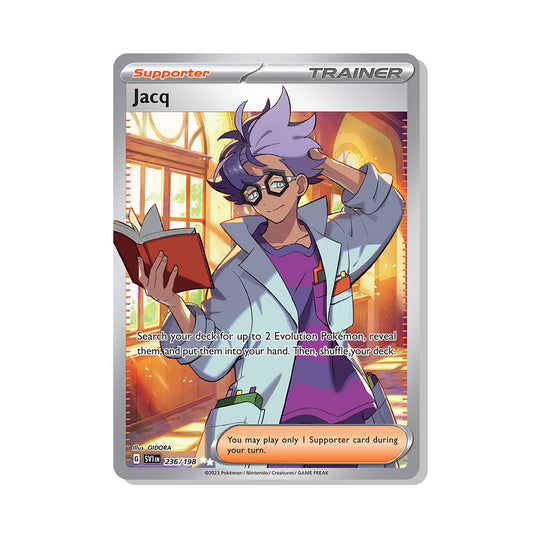 Jacq Pokémon Scarlet & Violet - Full Art kaart | Engels