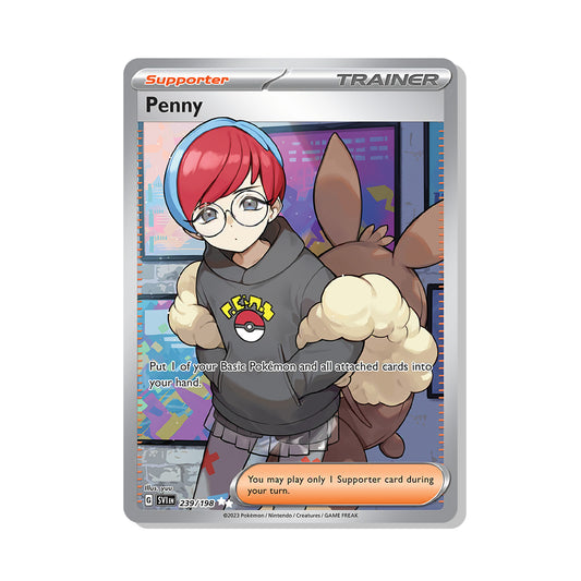 Penny Pokémon Scarlet & Violet - Full Art kaart | Engels