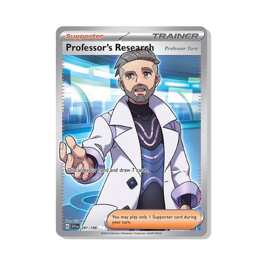 Professor's Research Pokémon Scarlet & Violet - Full Art kaart | Engels