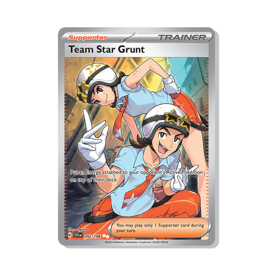 Team Star Grunt Pokémon Scarlet & Violet - Full Art kaart | Engels