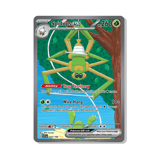Spidops ex Pokémon Scarlet & Violet - Full Art, ex kaart | Engels
