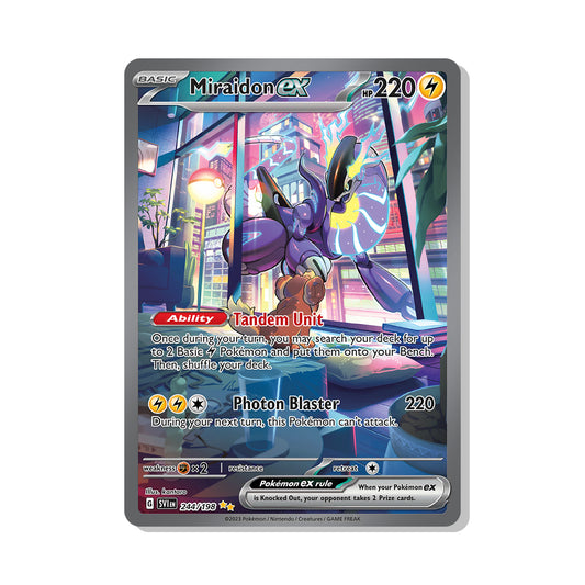 Miraidon ex Pokémon Scarlet & Violet - Full Art, ex kaart | Engels