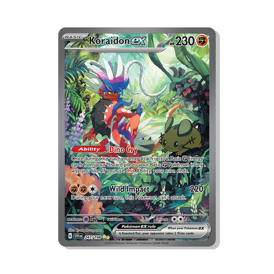Koraidon ex Pokémon Scarlet & Violet - Full Art, ex kaart | Engels