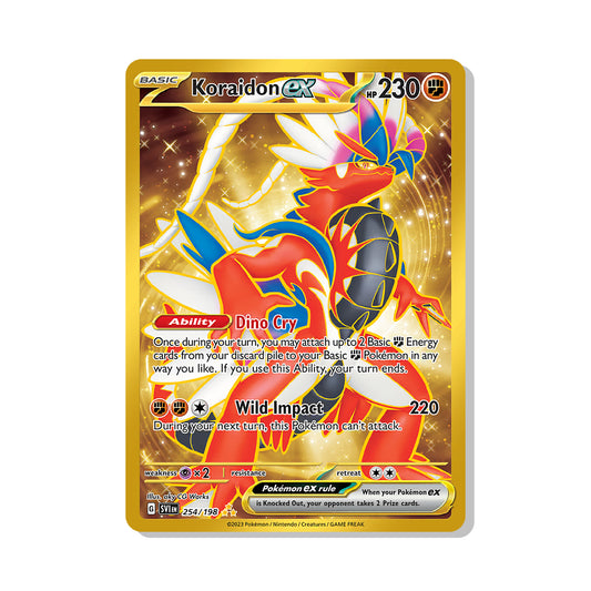 Koraidon ex Pokémon Scarlet & Violet - ex kaart | Engels