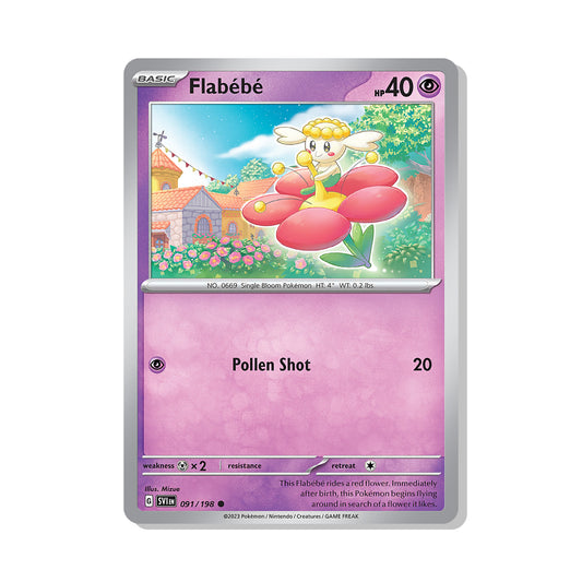 Flabébé Pokémon Scarlet & Violet - Reverse holo kaart | Engels