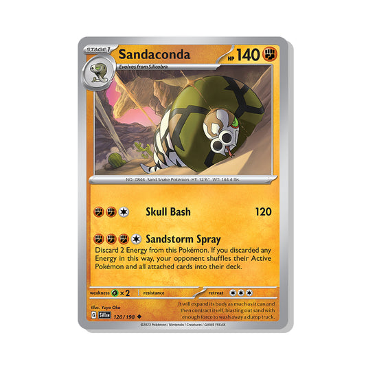 Sandaconda Pokémon Scarlet & Violet - Reverse Holo kaart | Engels