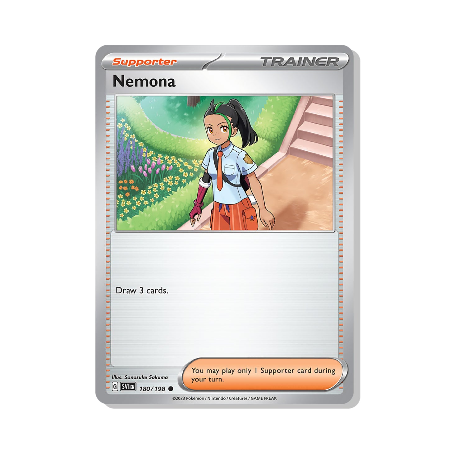 Nemona Pokémon Scarlet & Violet - Normal kaart | Engels