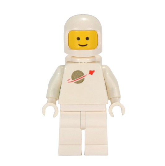 Classic Space White Astronaut LEGO Minifigure SP006 Air Tanks Vintage