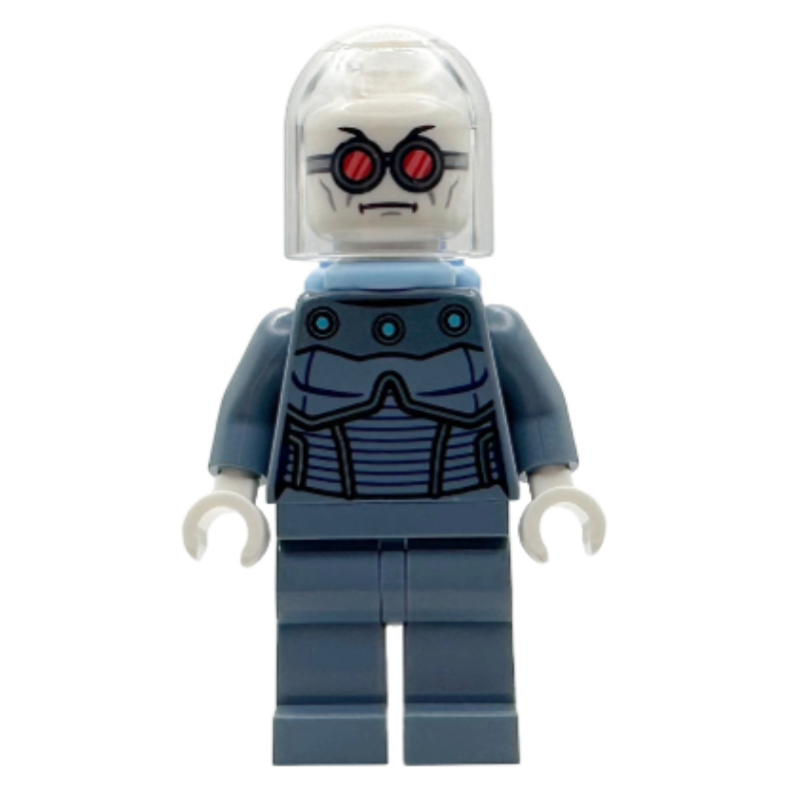 Mr Freeze LEGO DC Minifigure SH1082 Sand Blue Suit Air Tanks