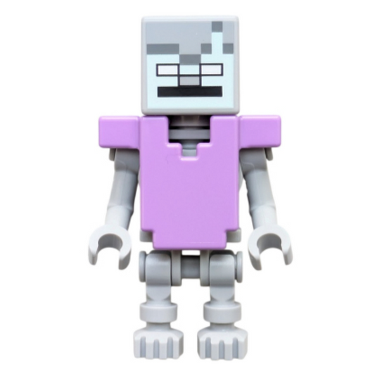 Stray LEGO Minecraft Minifigure MIN256 Lavender Armor Skeleton Mob