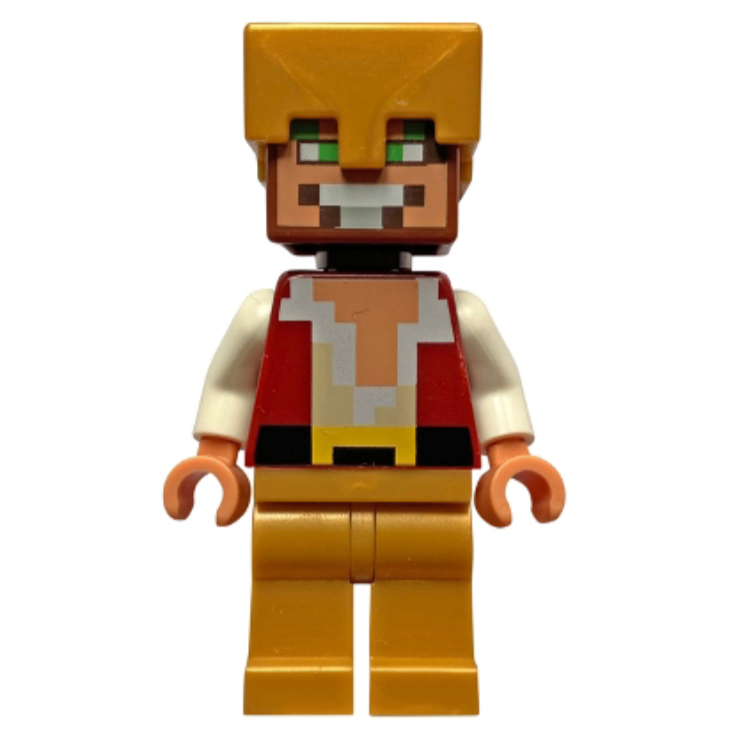 Gold Hunter LEGO Minecraft Minifigure MIN230 Gold Armor Character