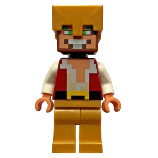 Gold Hunter LEGO Minecraft Minifigure MIN230 Gold Armor Character