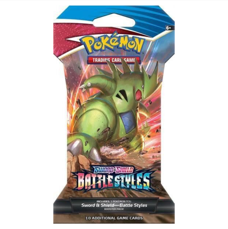 Pokemon Battle Styles Sleeved Booster Pack Sword Shield TCG