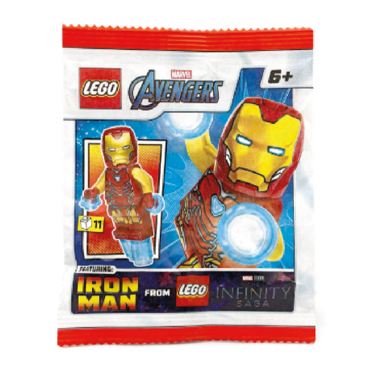 LEGO Marvel Iron Man Minifigure Paper Bag Polybag 242320