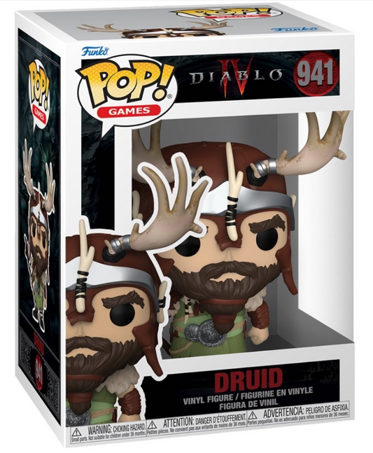 Funko Pop Games Diablo IV Druid #941 Vinyl Figure Collectible