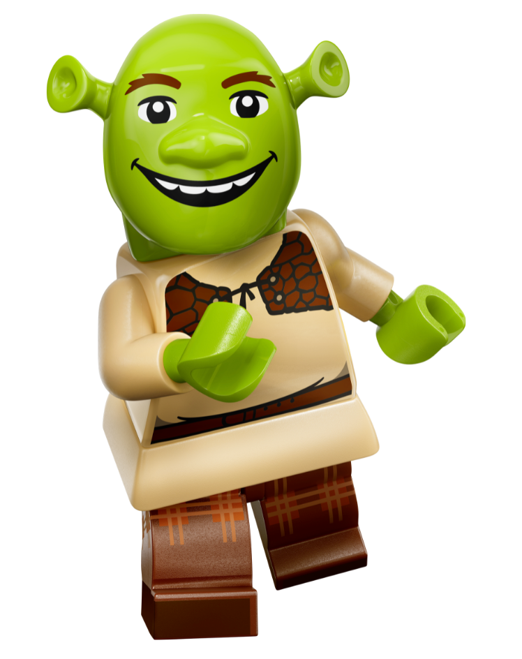 LEGO Shrek Minifiguur 71053 | Originele Shrek Verzamelminifiguur