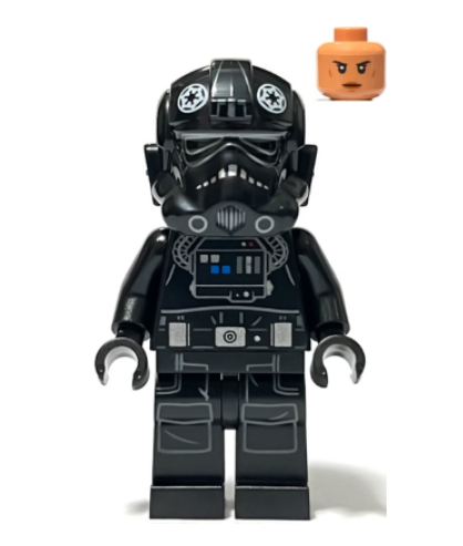 Imperial TIE Fighter / Interceptor Pilot - Female, Nougat Head