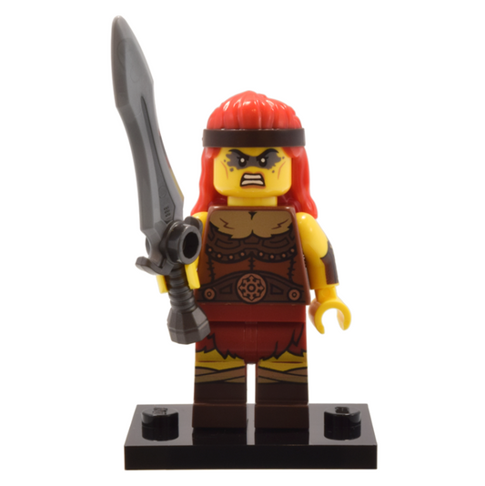Fierce Barbarian LEGO Minifigure – Series 25 (Complete Set)
