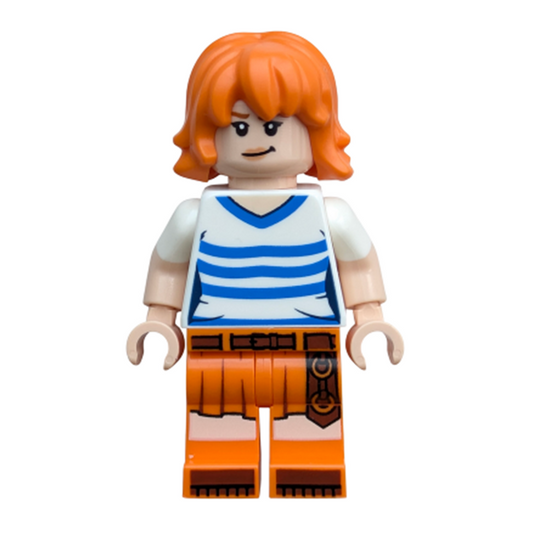 Nami Minifigure White Shirt OP005 – One Piece Anime Building Block Figure
