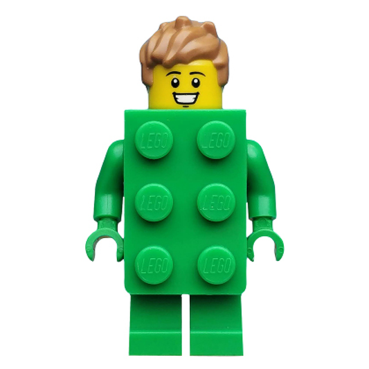 Brick Costume Guy, Series 20 (Complete Set with Stand and Accessories)