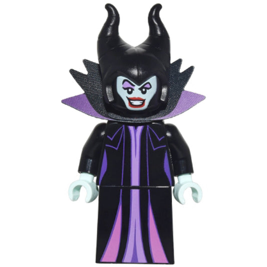 Maleficent - Minifigure, Black and Medium Lavender Collar