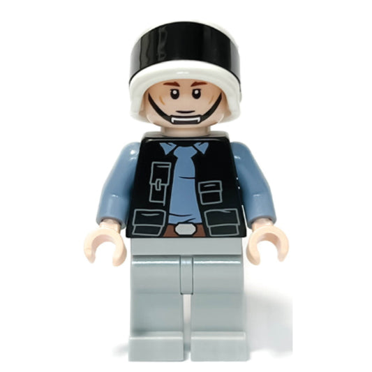 Rebel Fleet Trooper - Male, Vest with Pockets, Black Neck, Reddish Brown Eyebrows